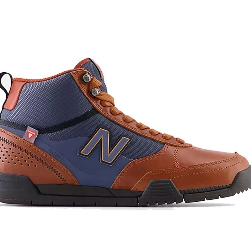 New Balance Numeric 440 Trail Unisex Brown with Navy Men`s Size 7 Women’s 8.5 - Picture 3 of 9